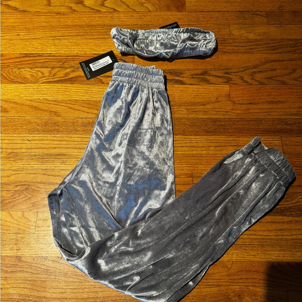 Pretty little thing velour matching set